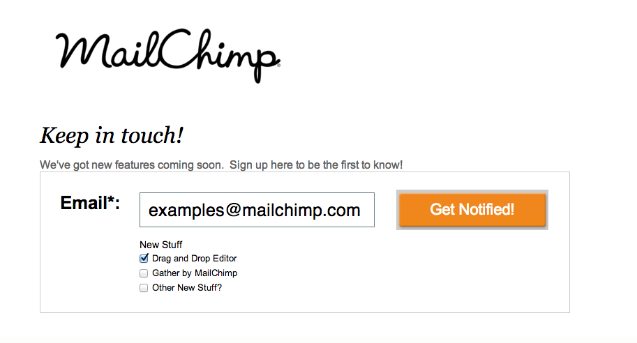 how to article unbounces mailchimp integration mailchimp mailchimp signup form templates