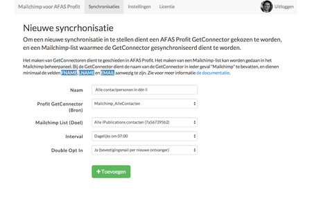 Add new sync