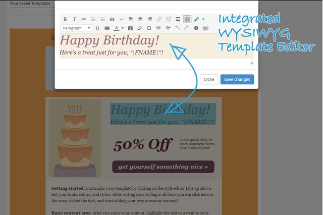 WYSIWYG Editor Example