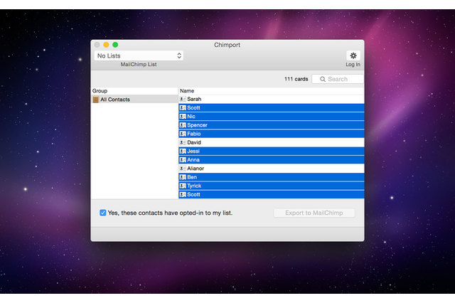 Select Contacts