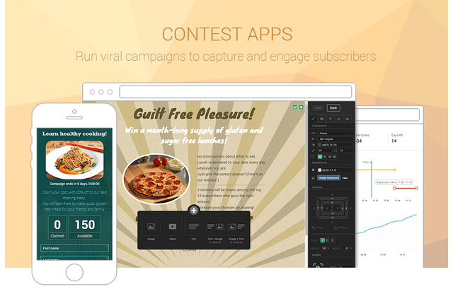 Run viral campaigns to capture and engage subscribers.