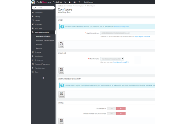 config form